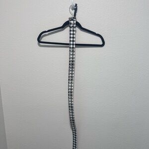 Black and White Checkered 3 Prong Belt Size Medium